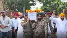 ਸ਼ਹੀਦ ਲਾਂਸ ਨਾਇਕ ਪ੍ਰਤਾਪ ਸਿੰਘ ਨੂੰ ਸਰਕਾਰੀ ਸਨਮਾਨਾਂ ਨਾਲ ਦਿੱਤੀ ਆਖਰੀ ਵਿਦਾਈ